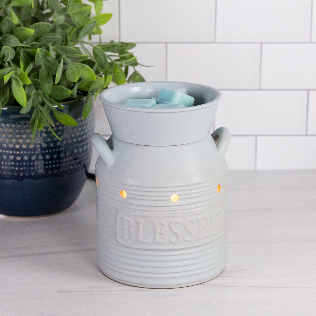 Blue Blessed Wax Warmer